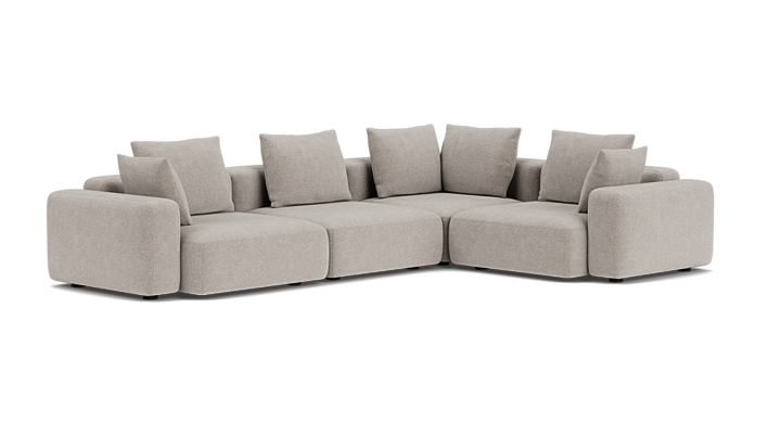 Hailey, Modulsofa, Ecke rechts - Impression Greige (#415475)