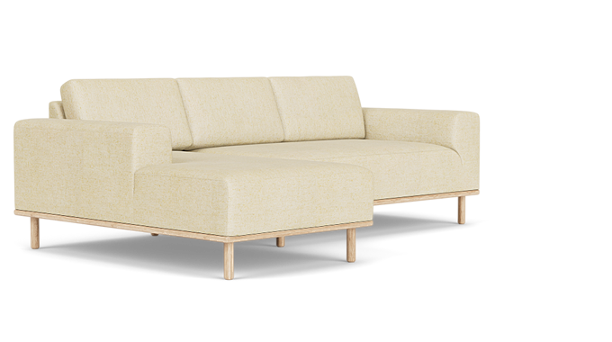 Vilmar, Chaiselong sofa venstre - Moonlight Sand (#415633)