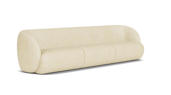 Paula, 4 places canapé modulable - Moonlight Sand (#415645)