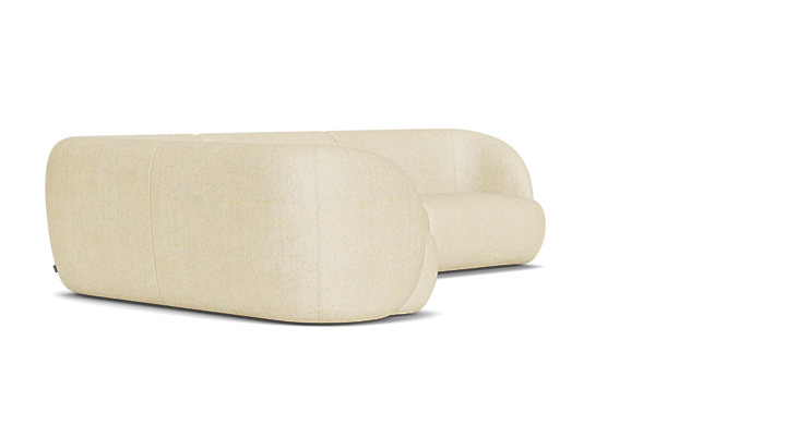 Paula, Canapé d’angle modulable, gauche - Moonlight Sand (#415648)