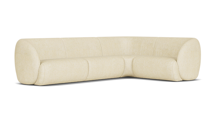 Paula, Canapé d’angle modulable, droite - Moonlight Sand (#415649)