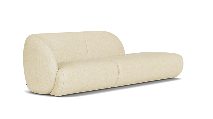 Paula, modulaire 3,5-zitsbank rechts open-end  - Moonlight Sand (#415651)