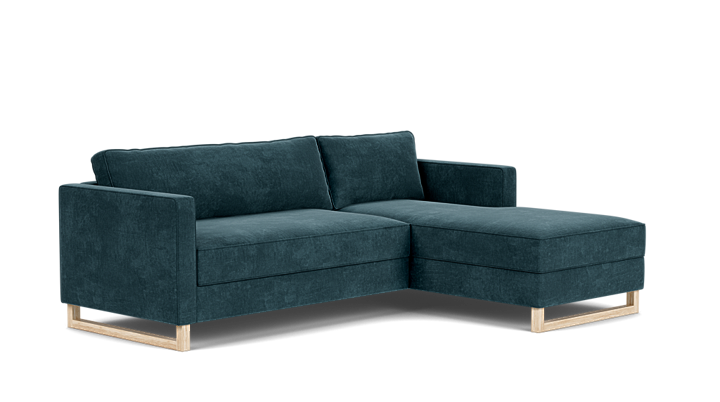 Madison, Divanbäddsoffa, höger - Danny Dusty Blue (#416391)