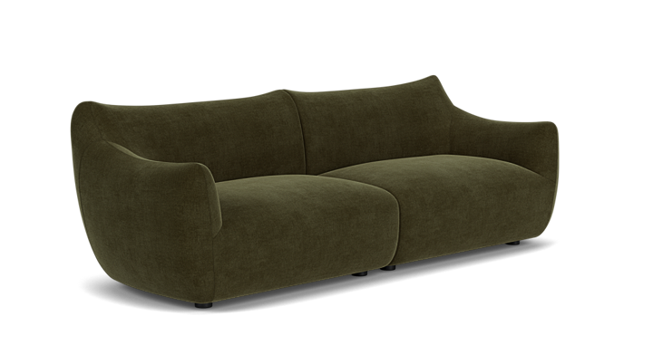 Skylar, 3-zitsbank - Moss Olive (#417306)