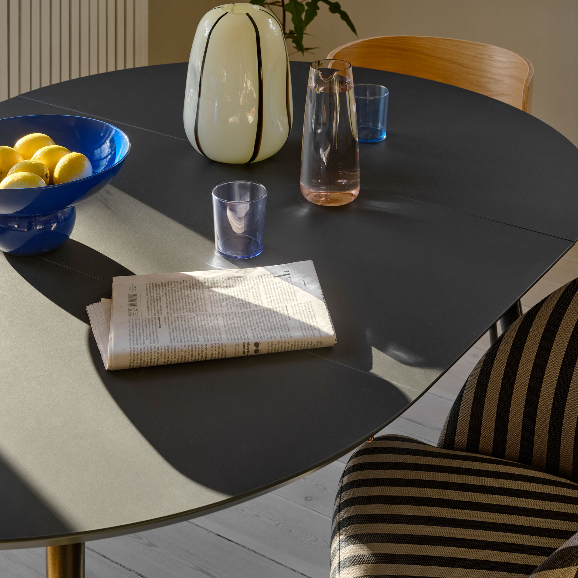 Amelia, Spisebord, Ø 120 cm (L120 - 170 cm) (#410116)