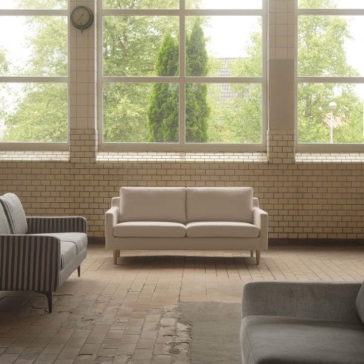 Anna, 2 personers sofa - Vega Cream (#412290)