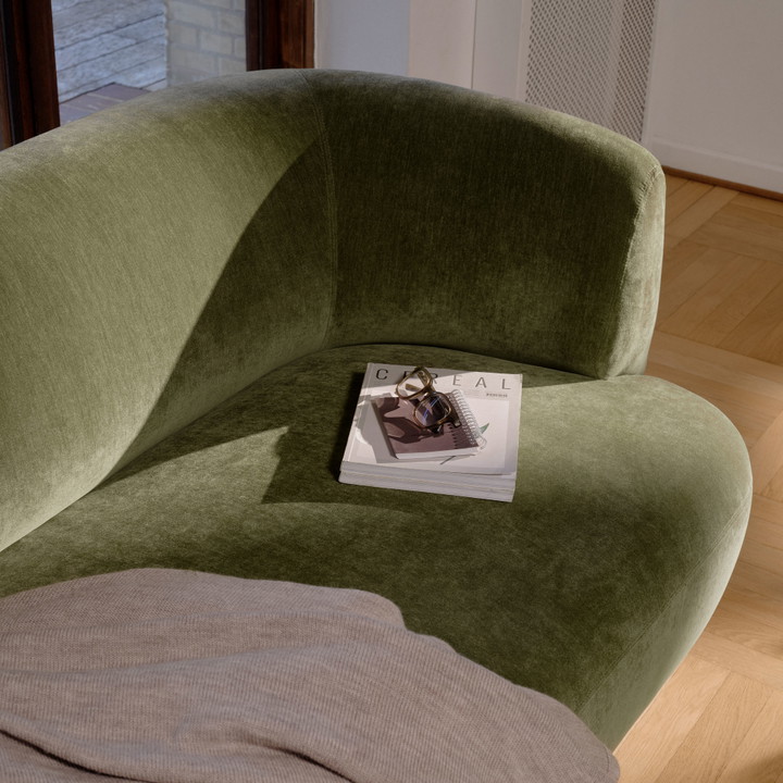 Audrey, 3 personers sofa - Moss Olive (#414490)