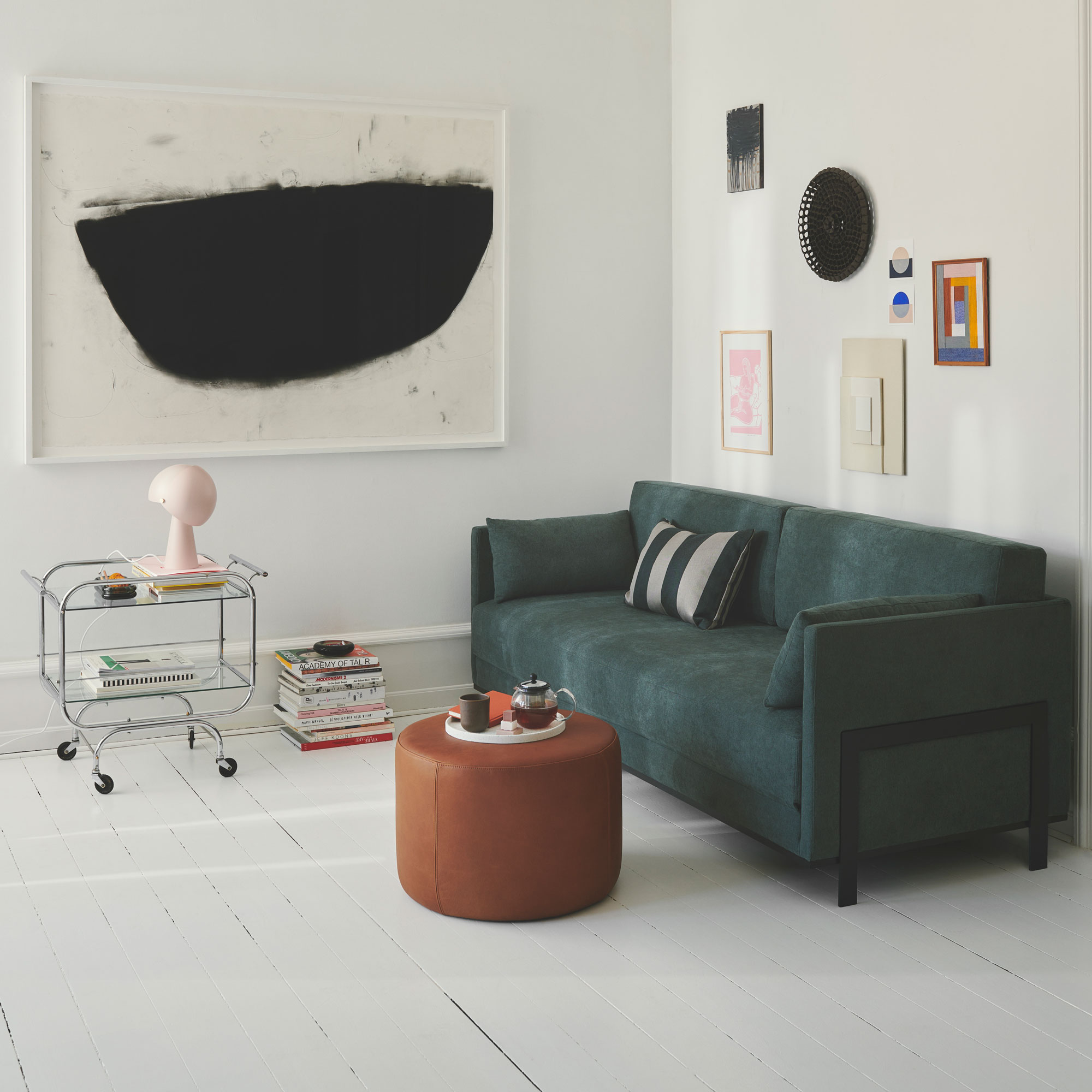 Black floor couch 2025