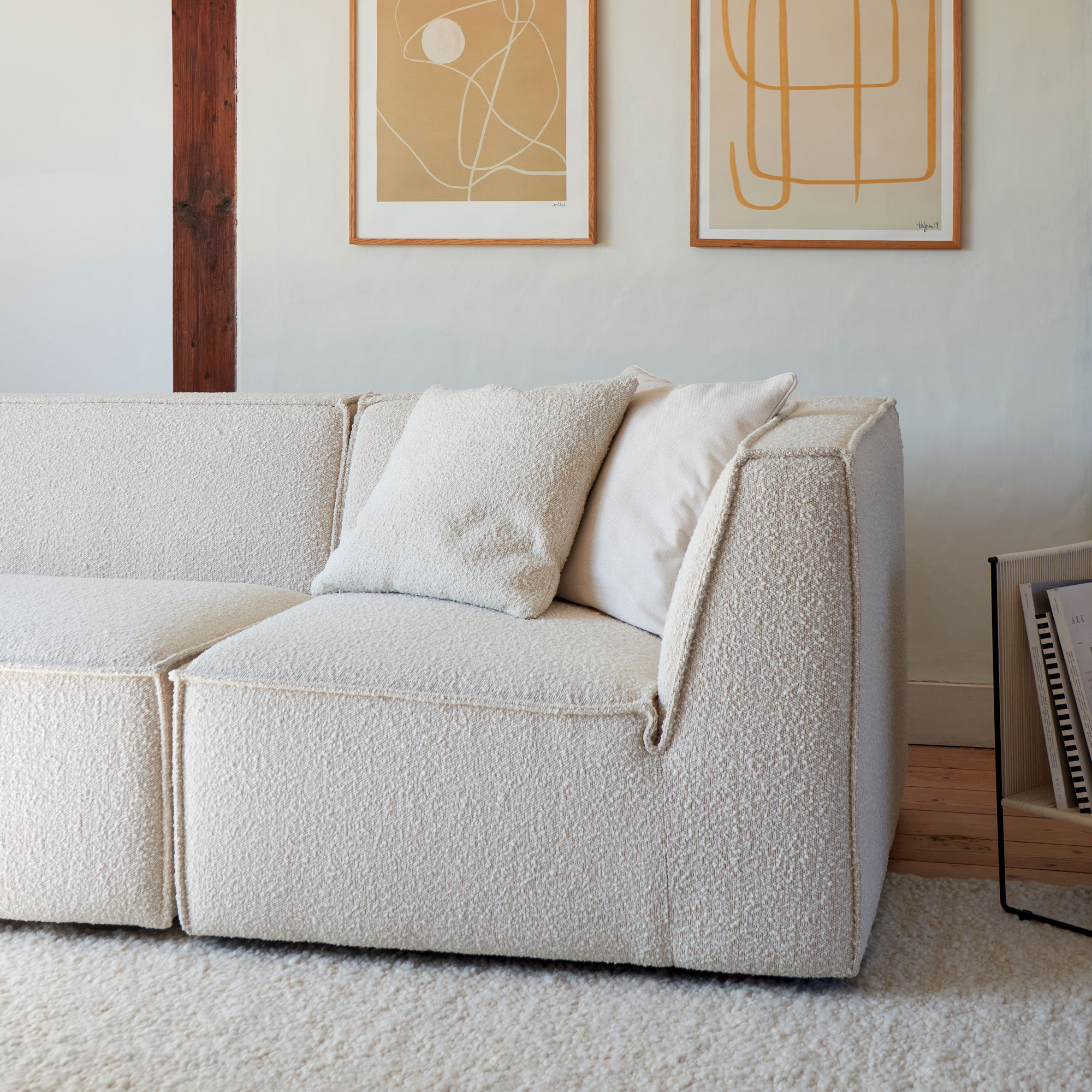 Dane Modulsofas WeiB Maya Cream SOFACOMPANY