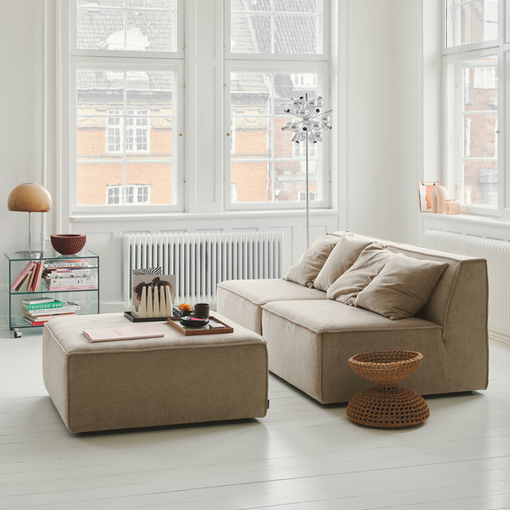 Dane, chaiselongue module, links - Danny Cream (#407505)