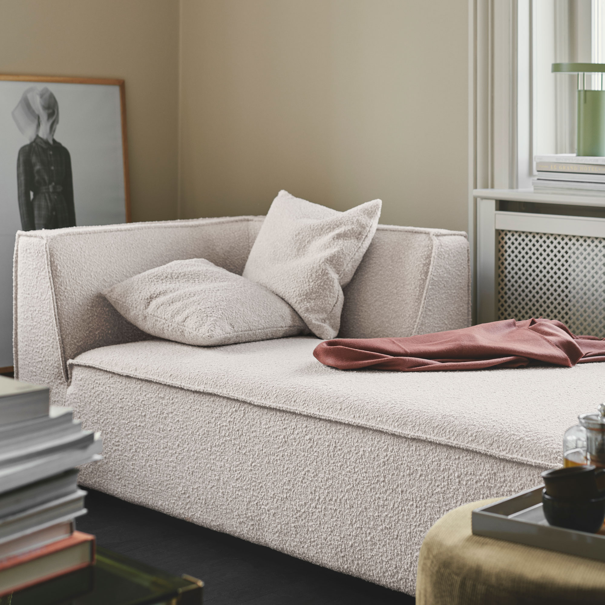 Dane, Récamiere, rechts - Maya Cream (#406886)