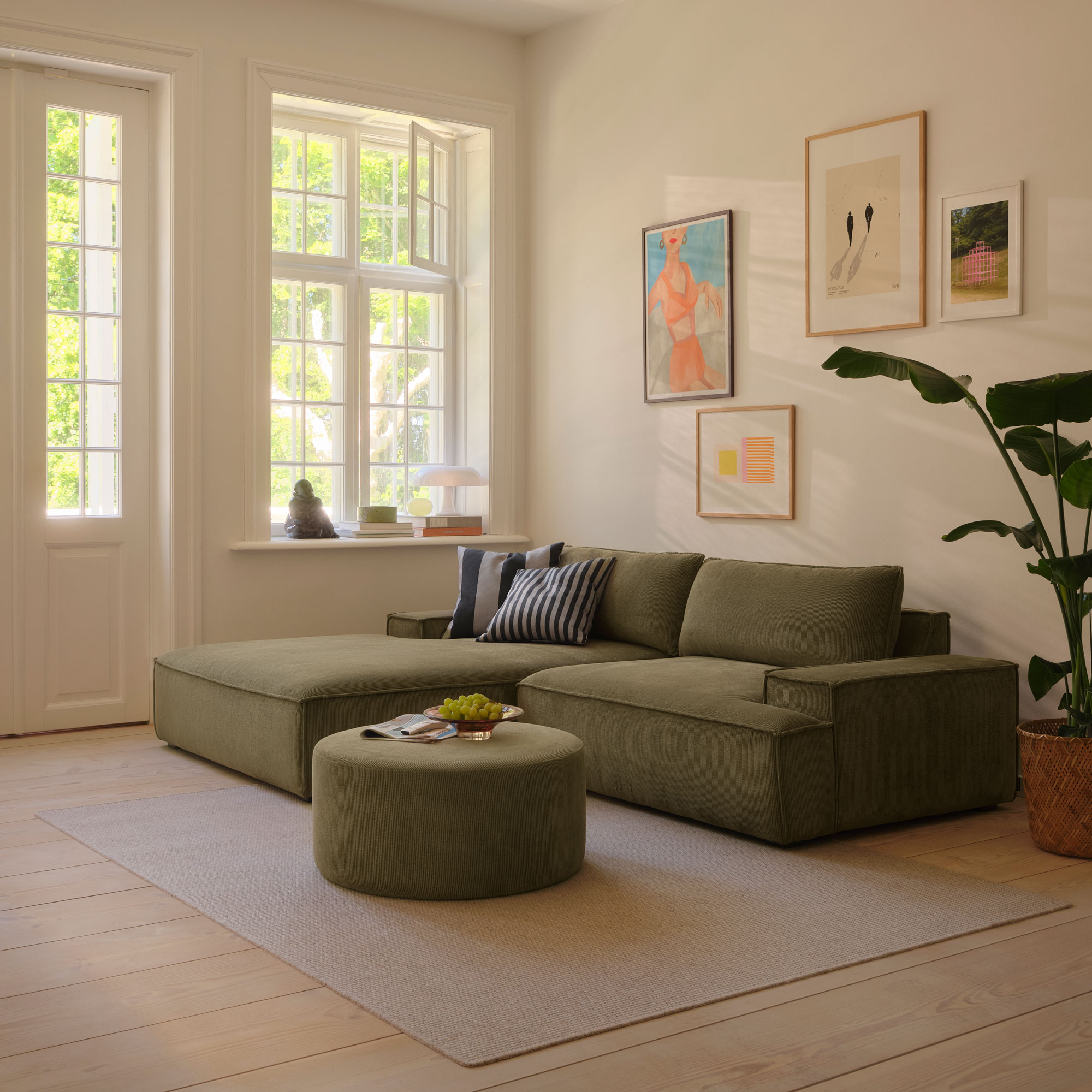 Daphne, 1-zits module Groen - Free Sage - SOFACOMPANY
