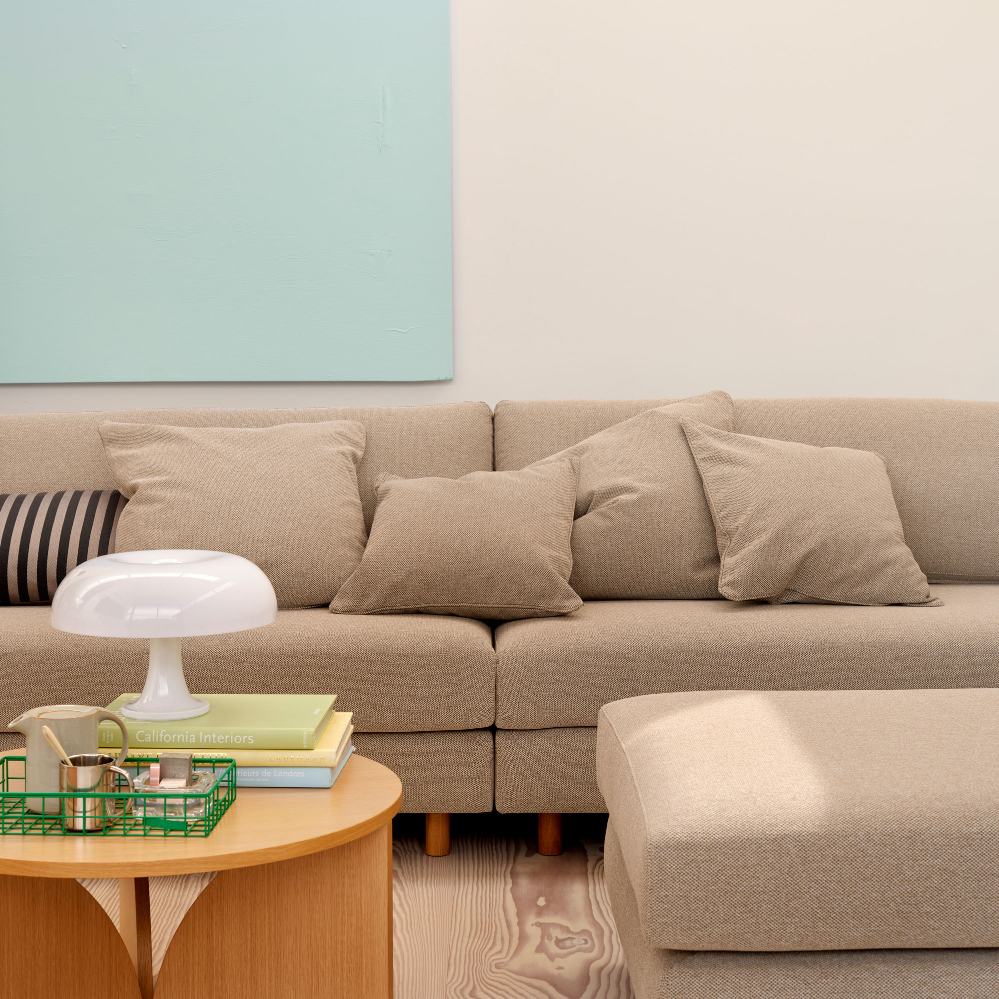 Douglas 4-Sitzer Sofas Beige Agnes Brown SOFACOMPANY