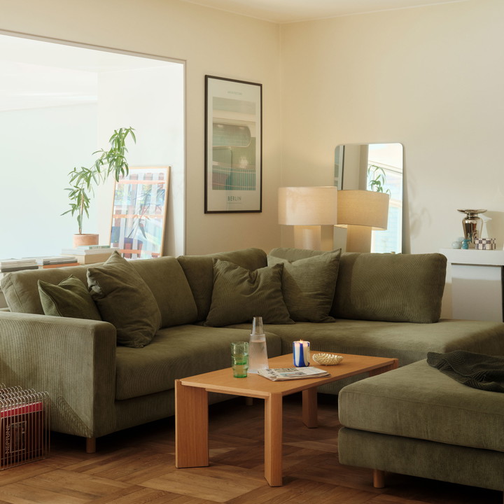Douglas, Hjørnesofa højre - Free Sage (#417950)