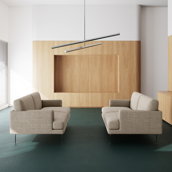 Ernest, 3 personers sofa - Vega Sand Dune (#405281)