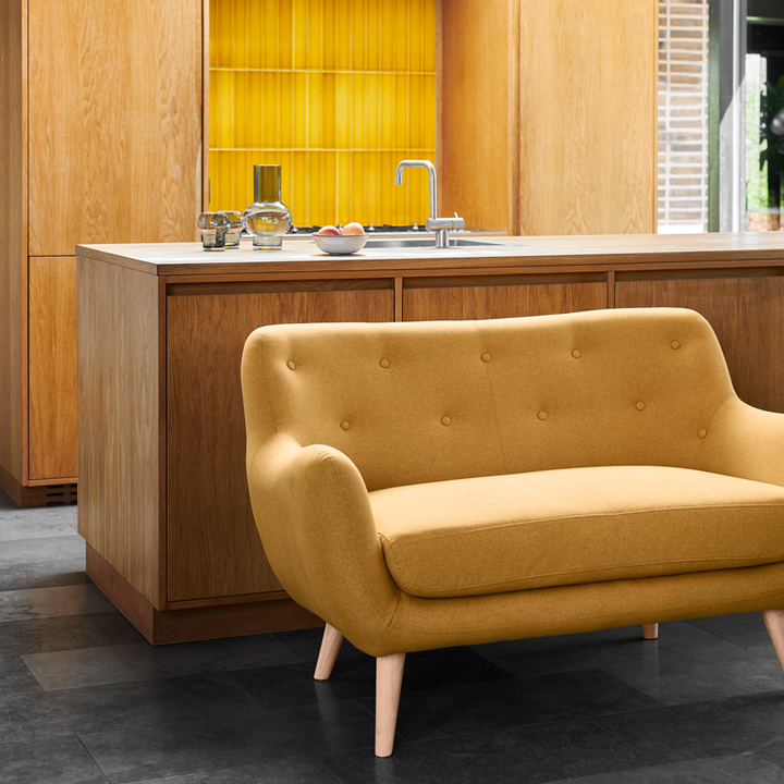 Herman, 2 personers sofa - Sunday Curry (#404620)