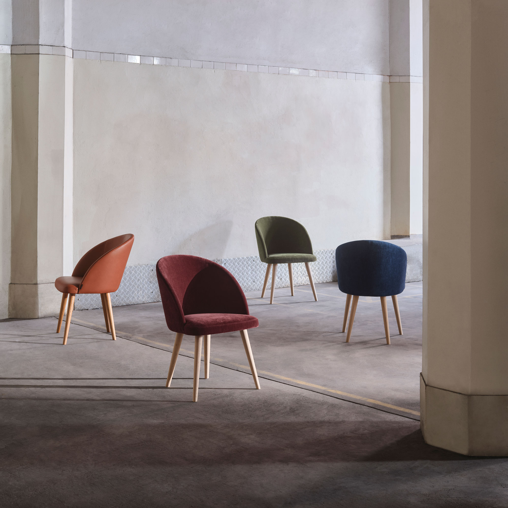 Holly, Chaise de salle à manger - Planet Legion Blue (#413918)