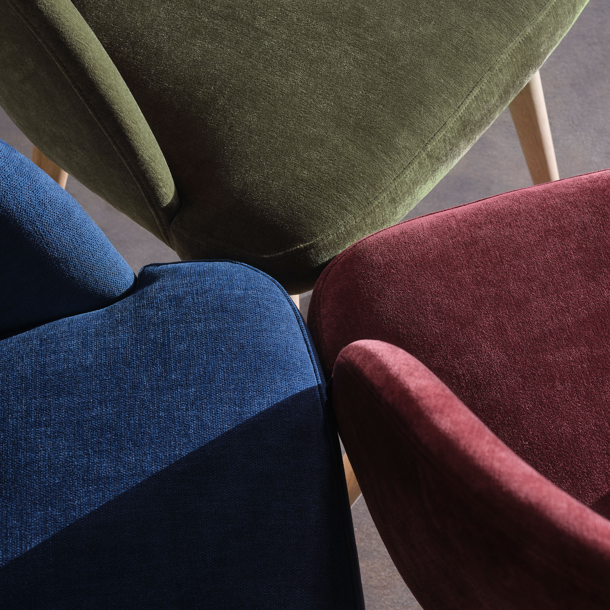 Holly, Chaise de salle à manger - Planet Legion Blue (#413919)