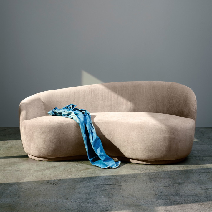 Rose, 2,5 personers sofa højre - Danny Cream (#406876)