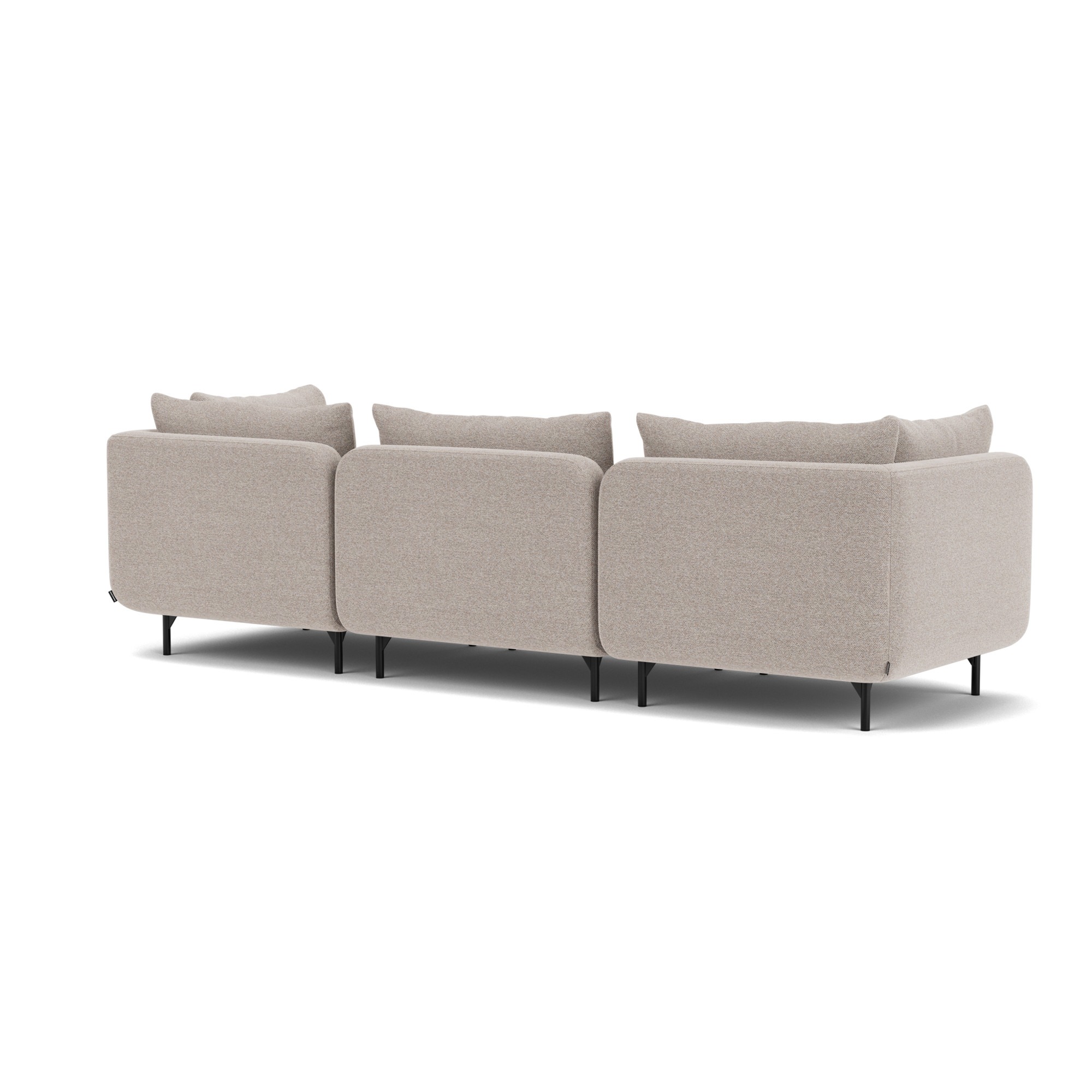 Maison, 3-seter modulsofa - Agnes Brown (#416744)