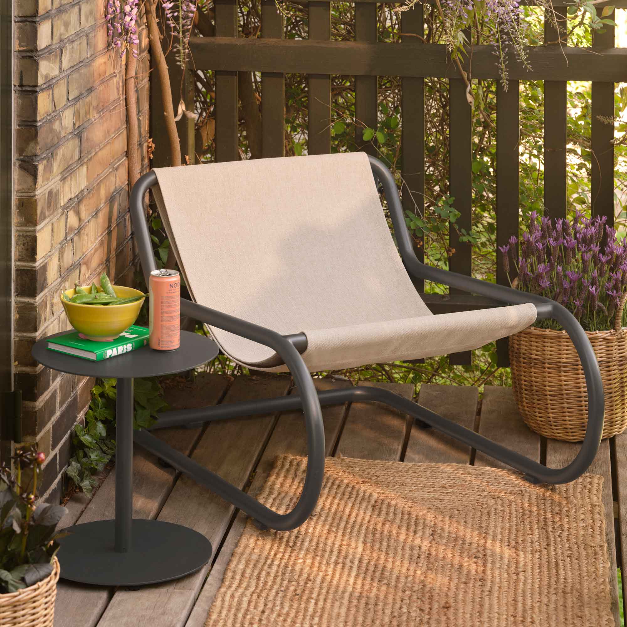 Outdoor-Loungesessel – Bauhaus Design
