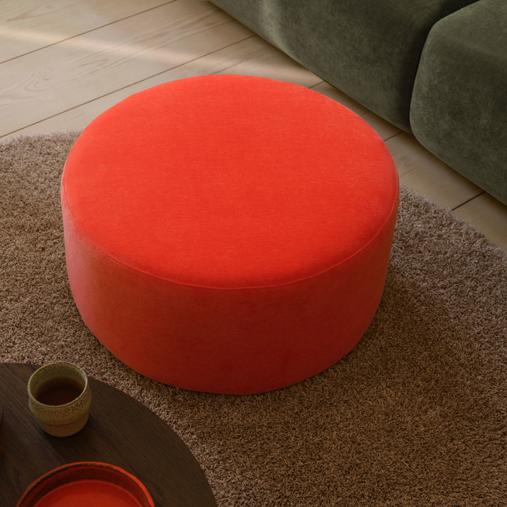 No. 10, Pouf - Moss Cherry (#417069)