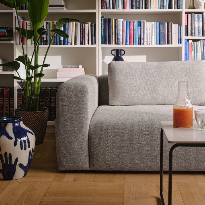 Riley, 3 personers sofa - Nola Sand (#414517)