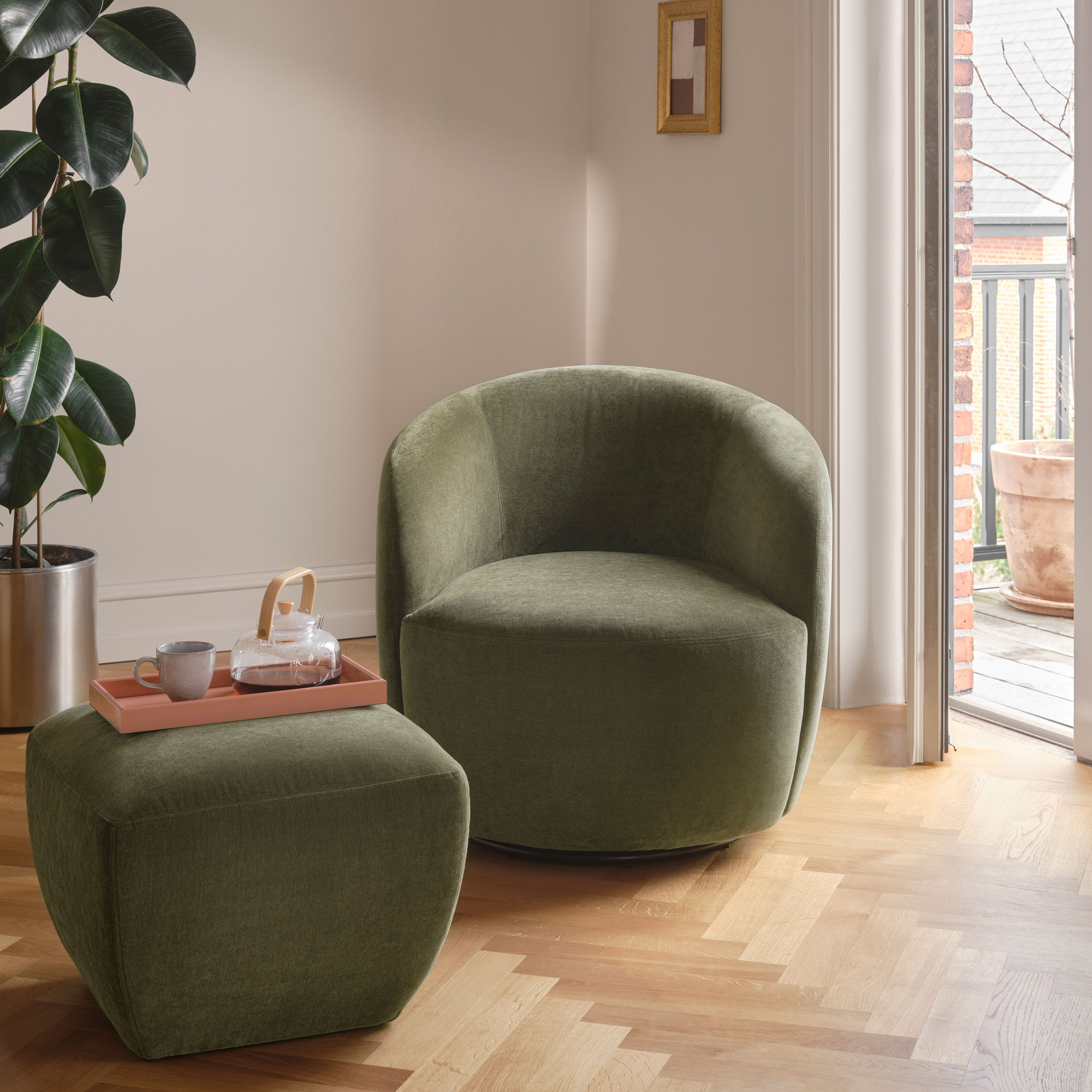 Rosie, Fauteuil - Moss Olive (#415797)