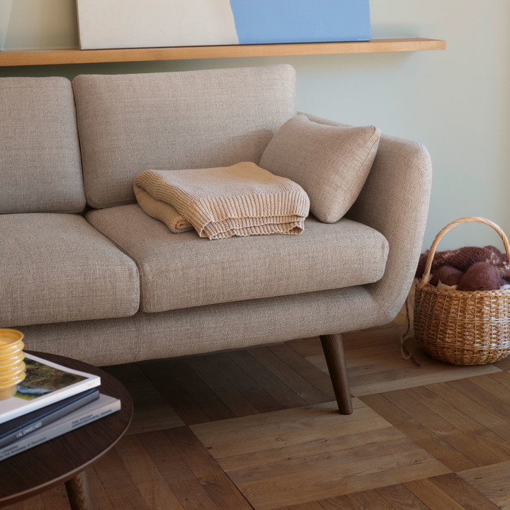 Sigrid, 3 personers sofa - Vega Sand Dune (#417843)