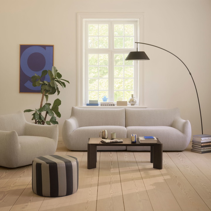 Skylar, 3 personers sofa - Nola Sand (#417044)