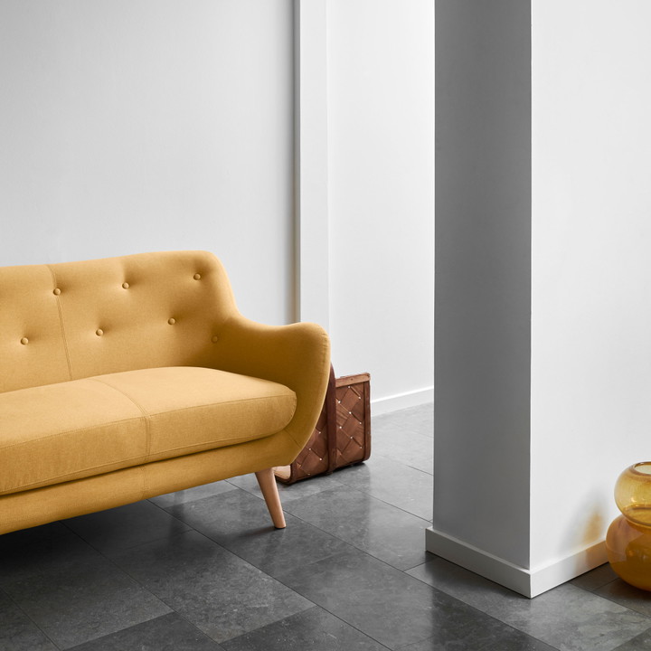 Herman, 2 personers sofa - Sunday Curry (#407346)
