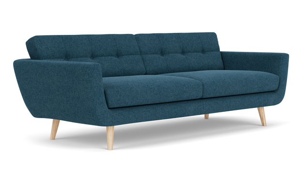 Vera, 3 personers sofa - Olena Midnight Blue (#406759)