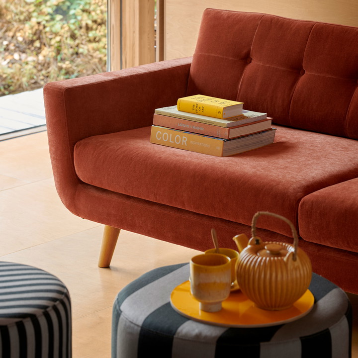 Vera, 2 personers sofa - Moss Rust (#407683)