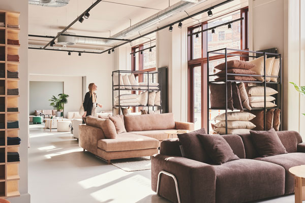 Sofa company showroom discount