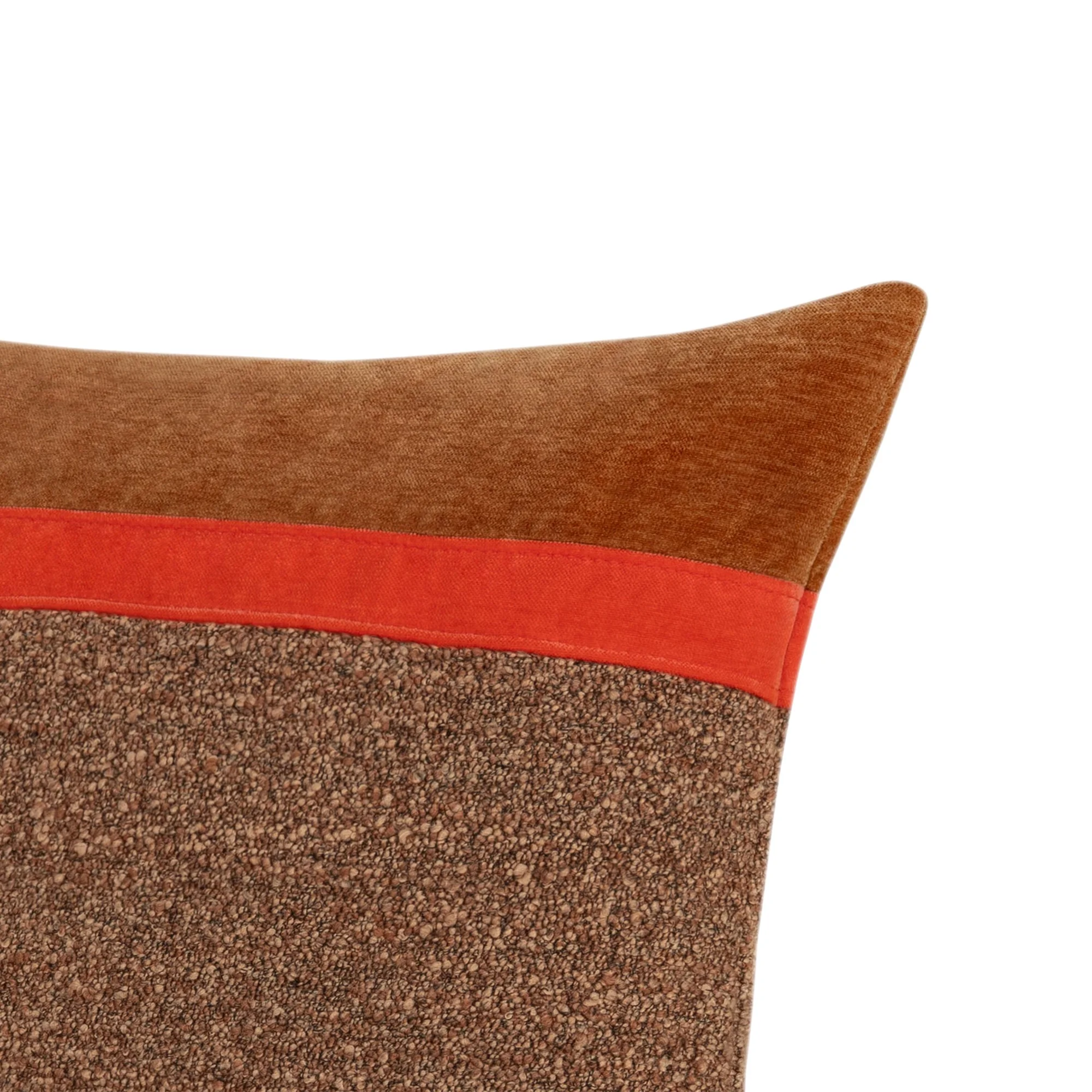 Ada, Kissen, 40x60 - Pebble Rust (#413835)