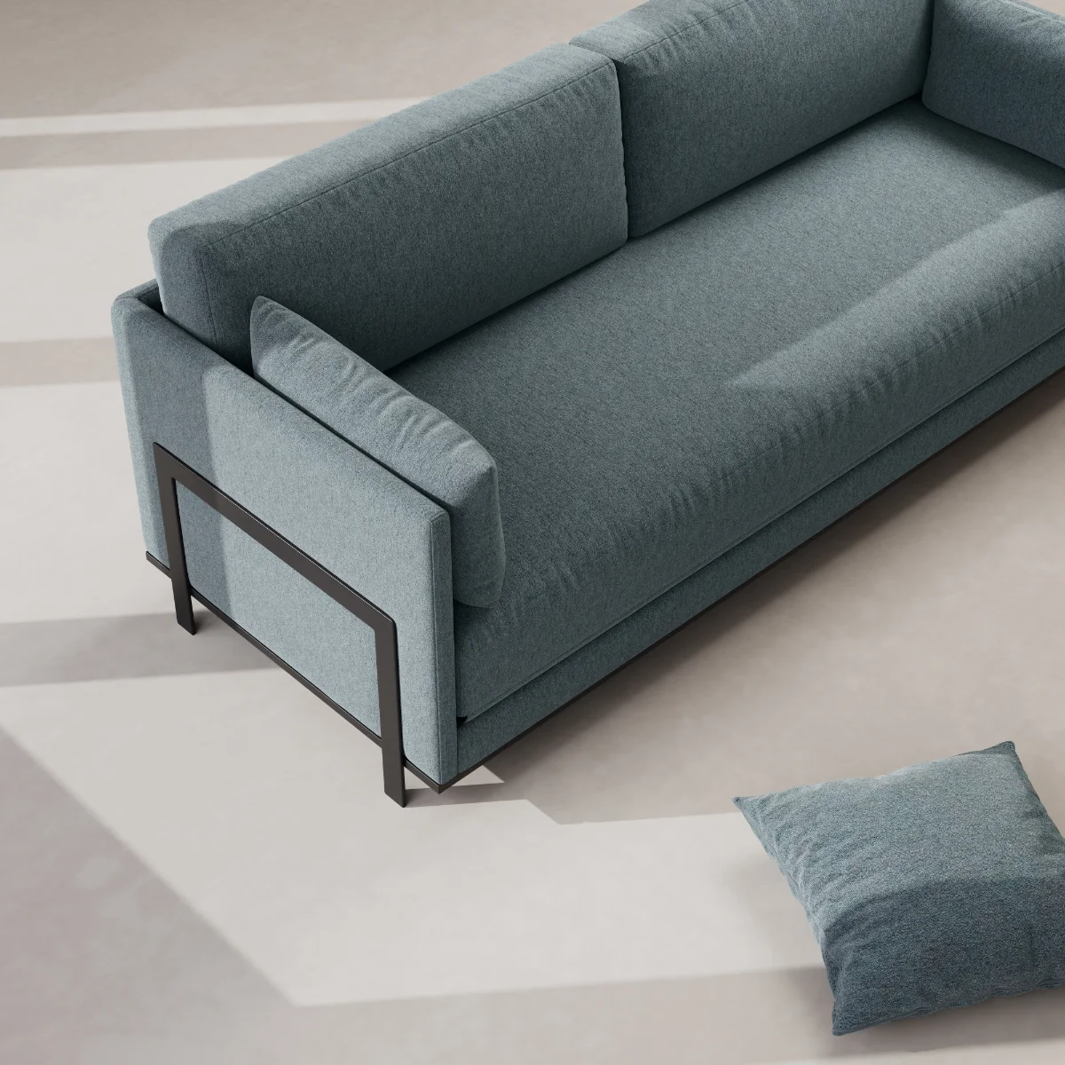 CHILL by SLS, Canapé 3 places - Form Blue Grey (#405284)