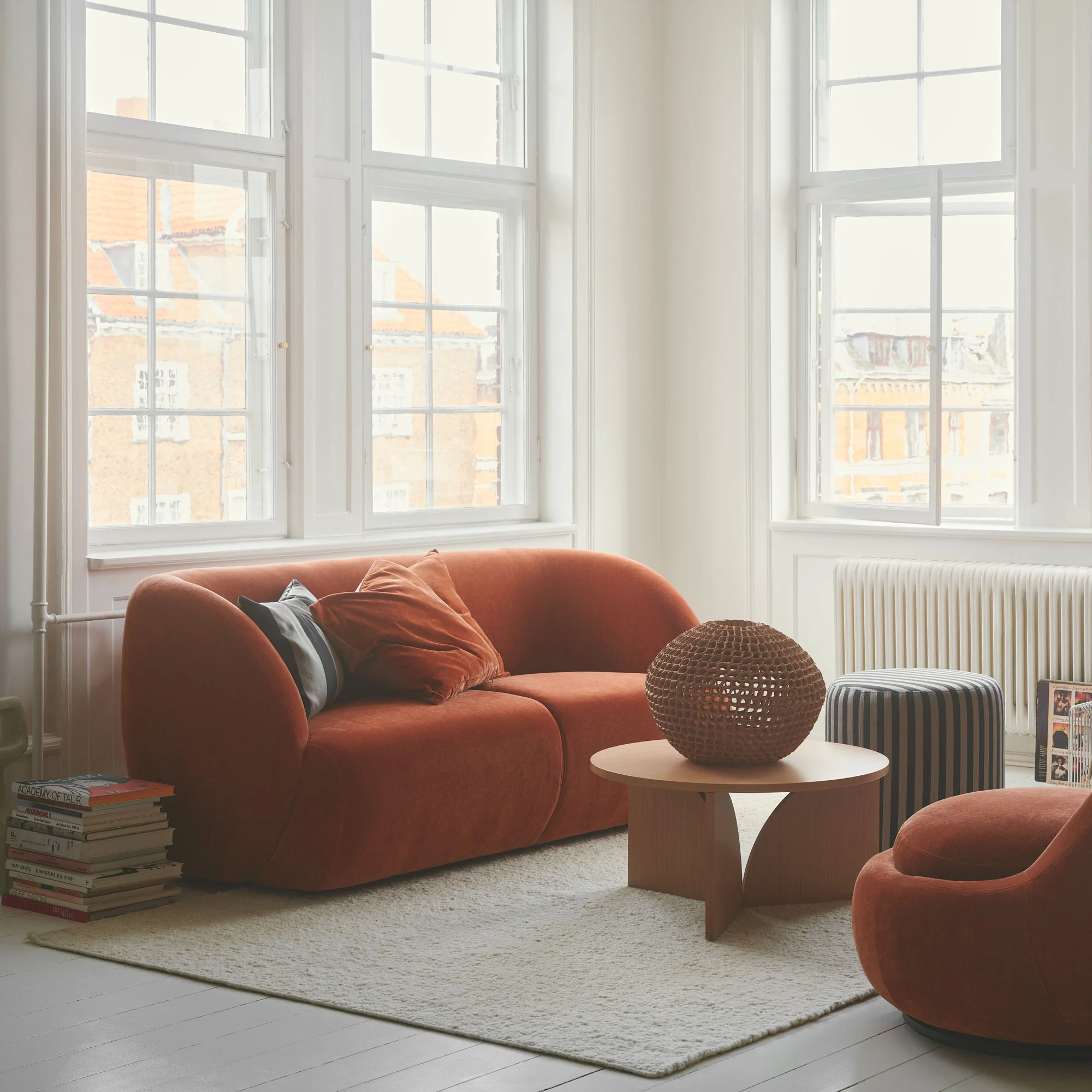 Paula, 2-sits soffa - Moss Rust (#407335)