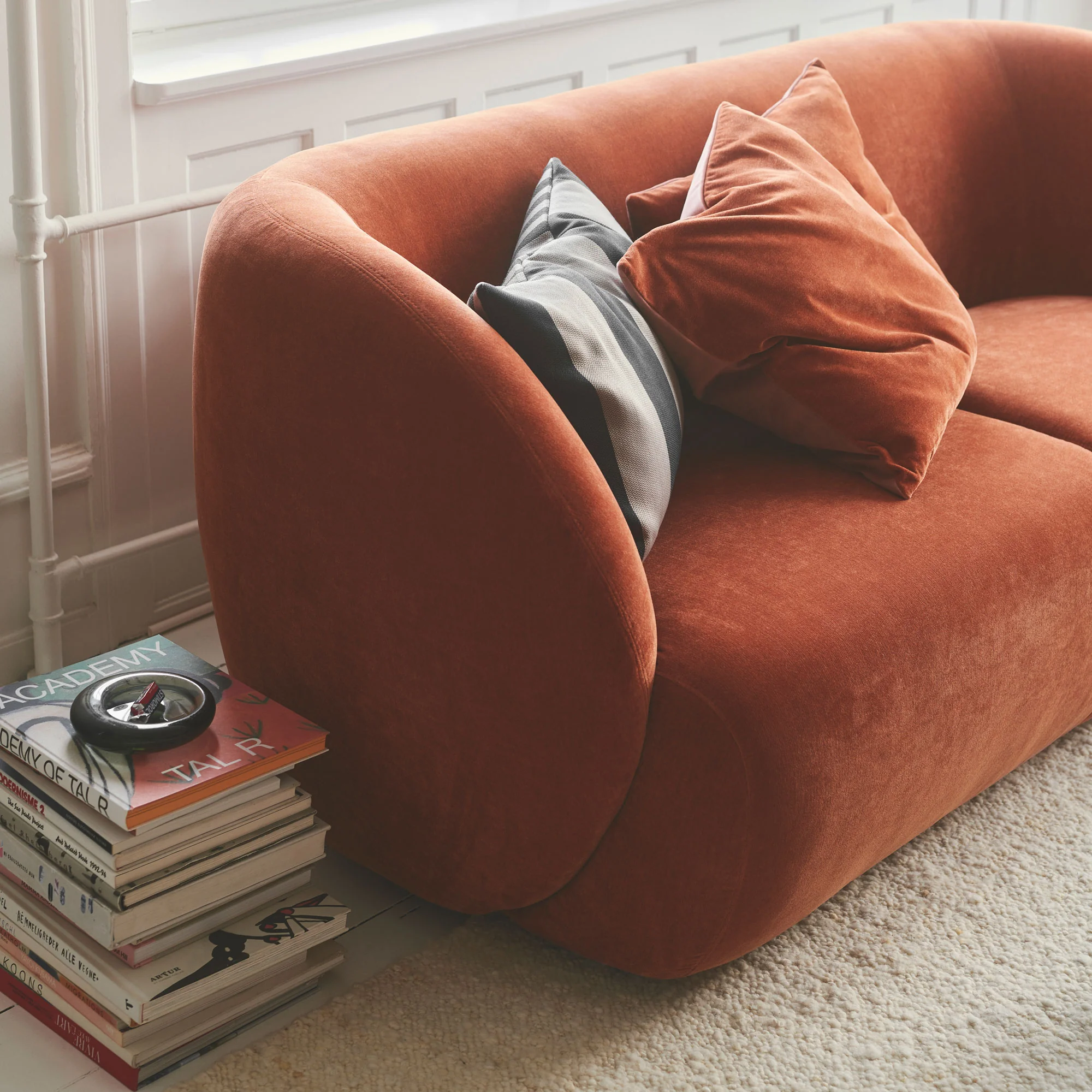 Paula, 2-sits soffa - Moss Rust (#407336)