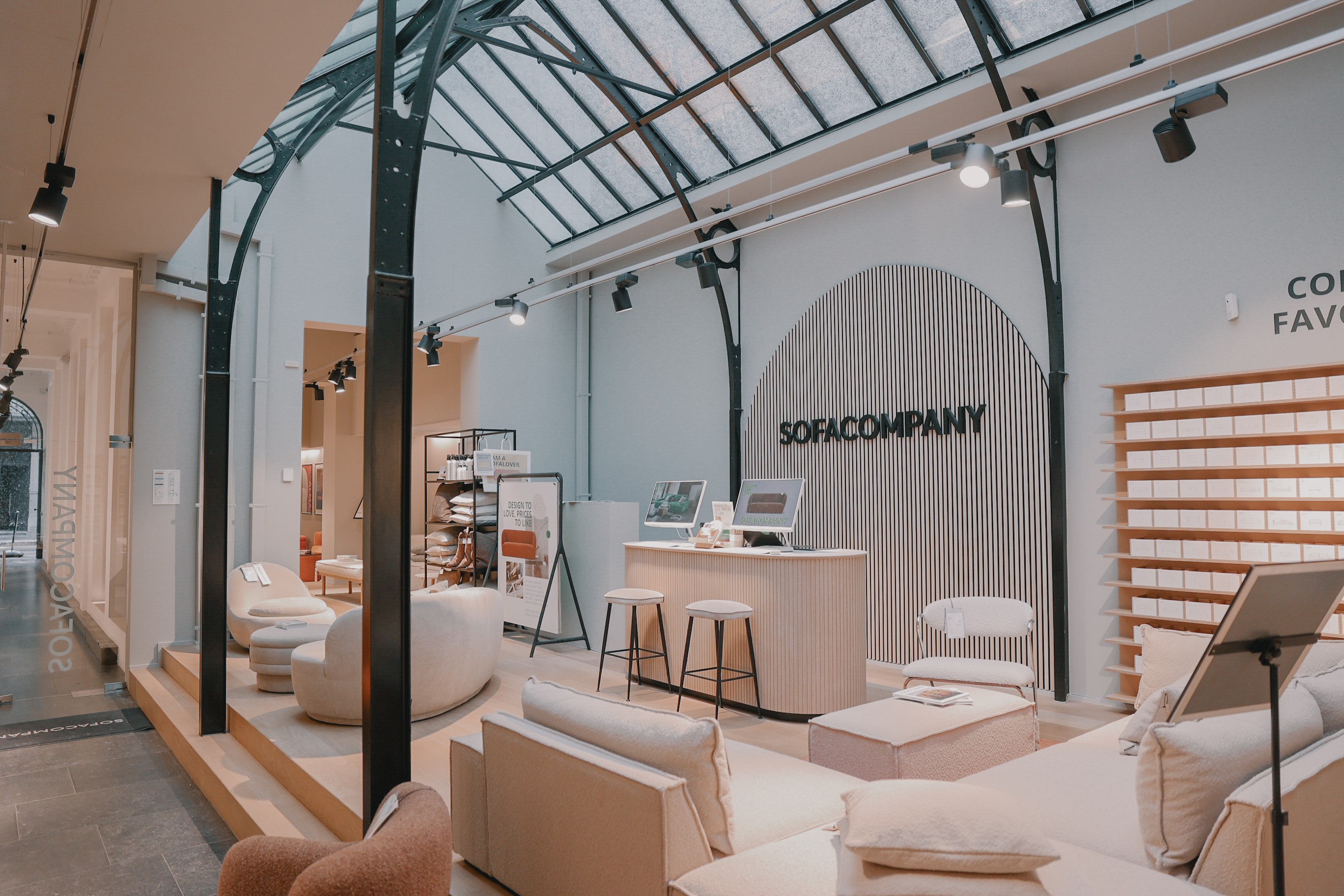 Sofa shop company showroom